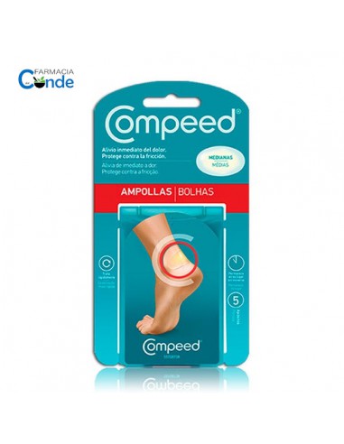 COMPEED AMPOLLAS HIDROCOLOIDE T- MED 5 U